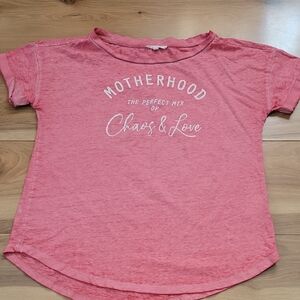 Maurices Size S Women's Pink Motherhood T-Shirt 💗